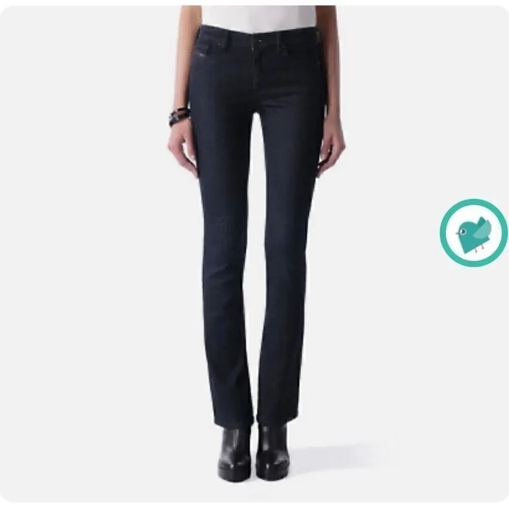 Size 28 Diesel Doris - B Super Slim Bootcut Denim Jeans